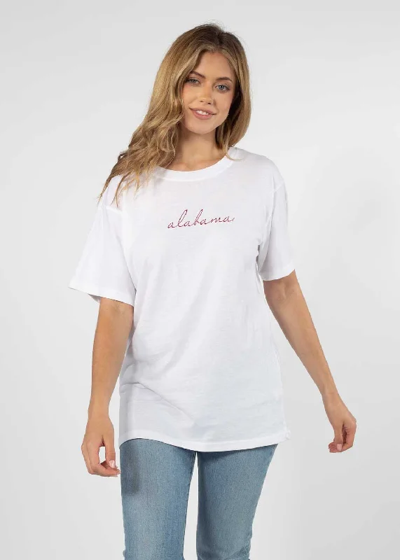 Chicka-D Alabama Script Tee