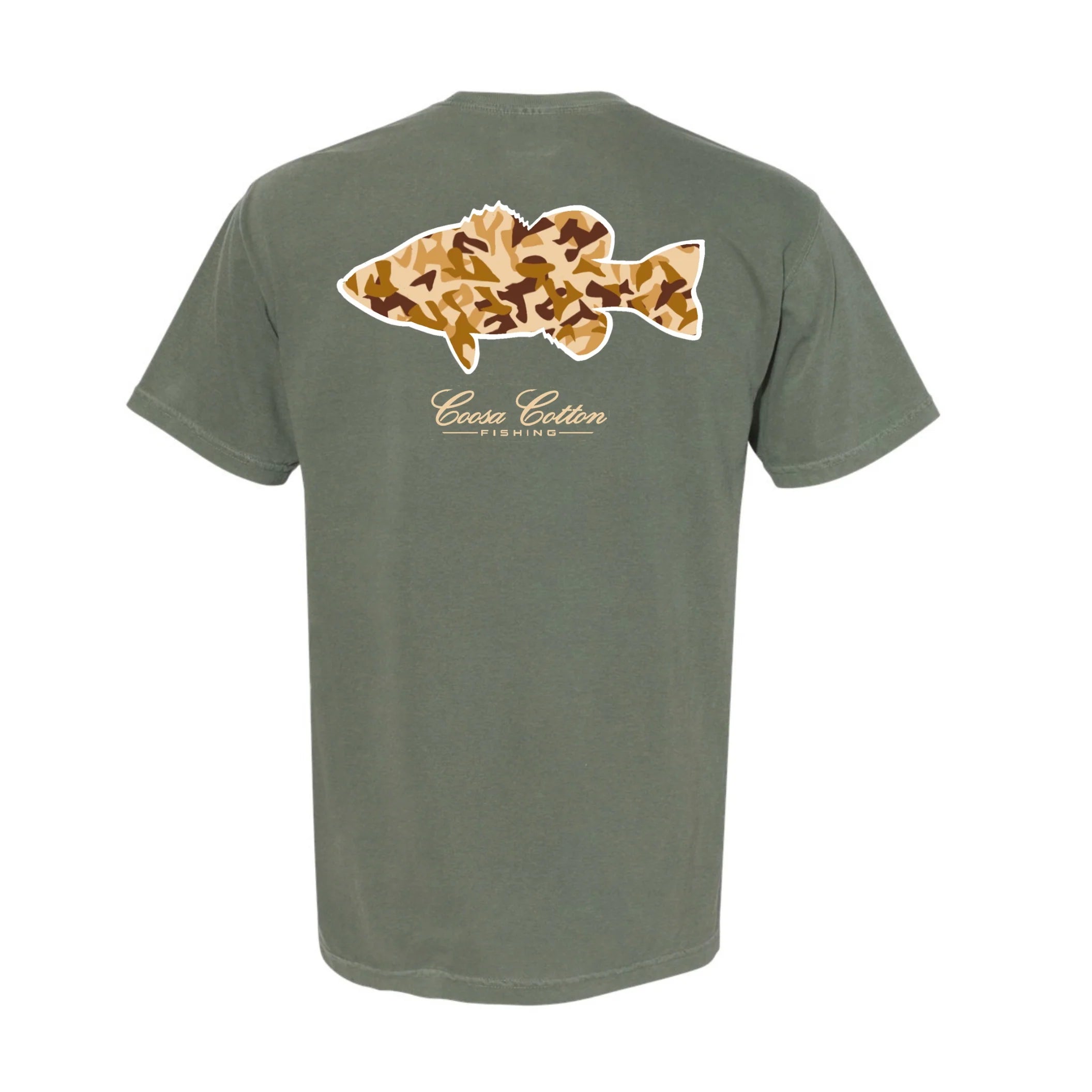 Coosa Cotton Duck Camo Bass Tee