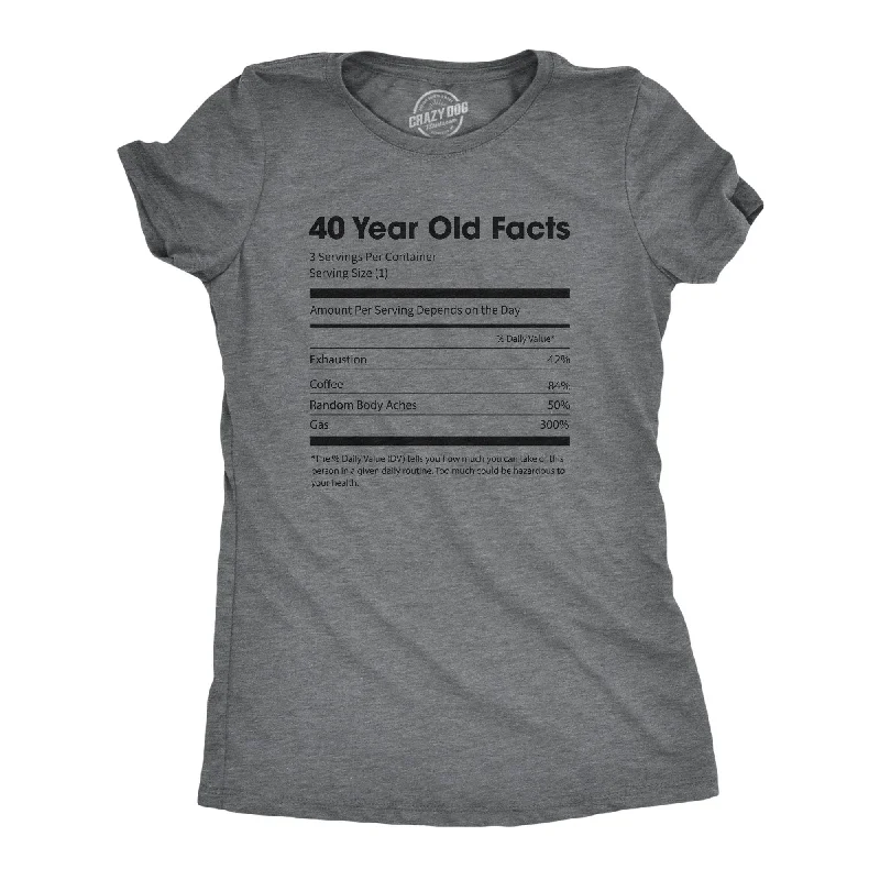 40 Year Old Facts Women's T Shirt