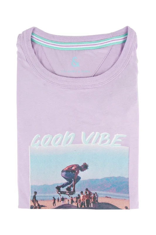 Colours & Sons Print Tee Good Vibe