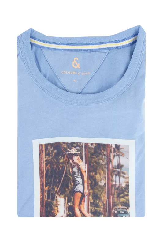 Colours & Sons Print Tee Venice Beach