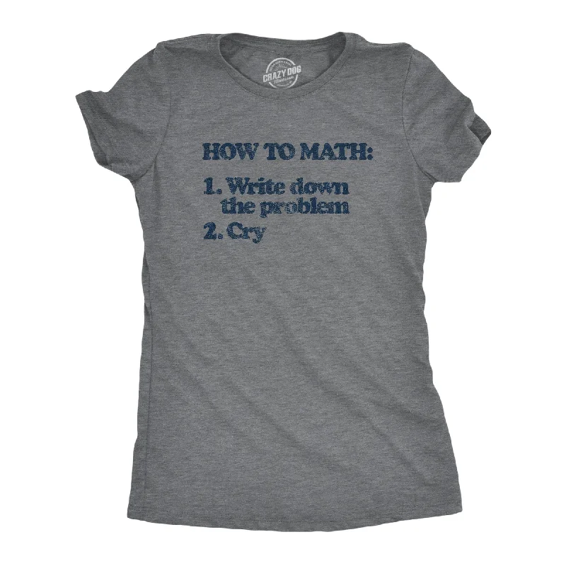 How To Math Women's T Shirt