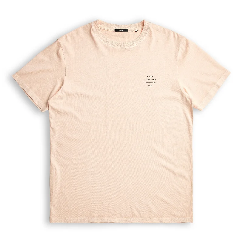 Neuw Organic Band Tee Pink Salt