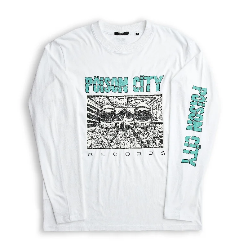 Neuw Poison City Long Sleeve Tee White