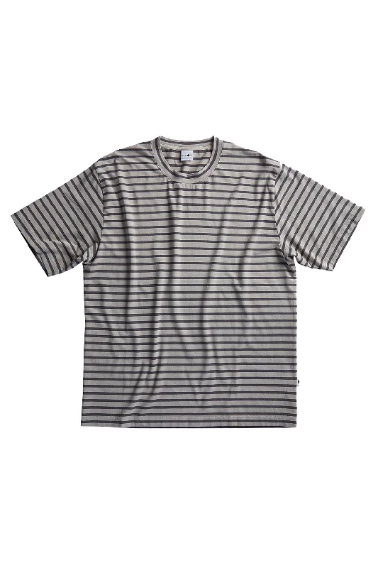 NN07 Kurt Tee Grey Stripe