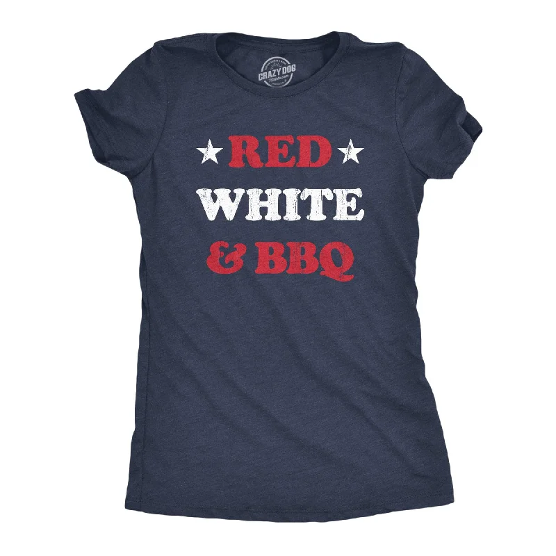 Red White And BBQ Women's T Shirt