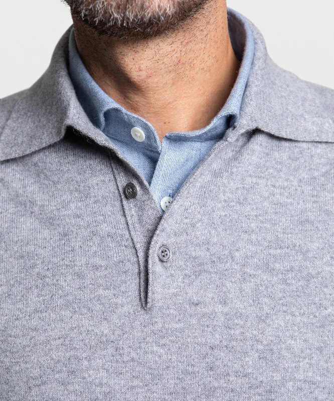 Cashmere Polo Sweater