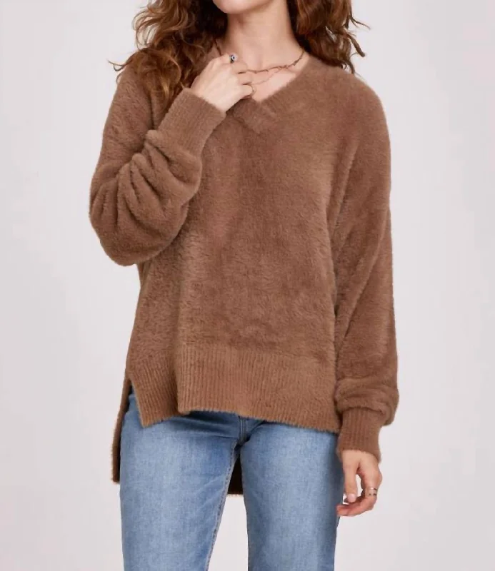 Marni Cozy Sweater In Walnut