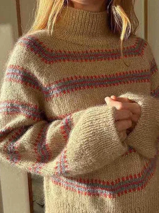 Norma Sweater by My Favourite Things Knitwear, No 20 + silk mohair yarn kit (excl pattern)