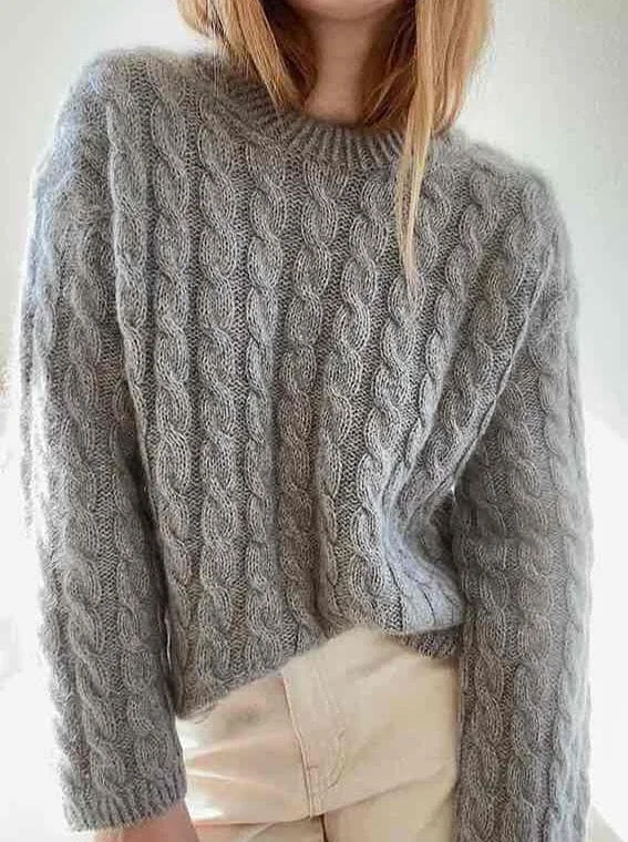 Sweater No 15 by My Favourite Things Knitwear, No 20 + silk mohair yarn kit (excl pattern)