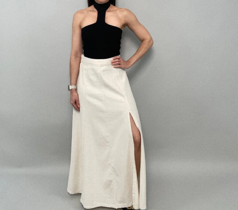 Ischael Linen Maxi Skirt