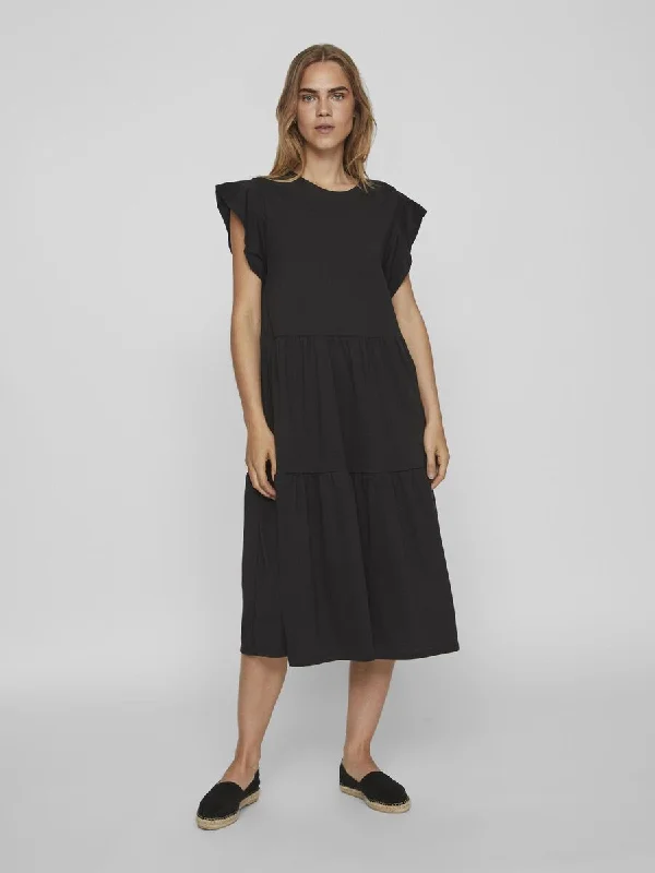 Summer Midi Dress (Black)