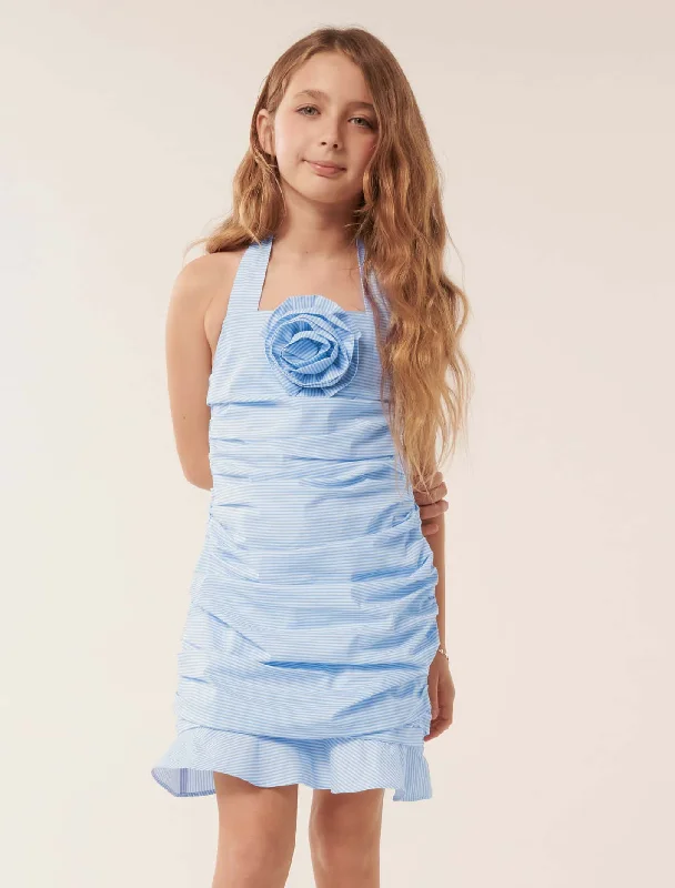 Bebe Gathered Teen Dress