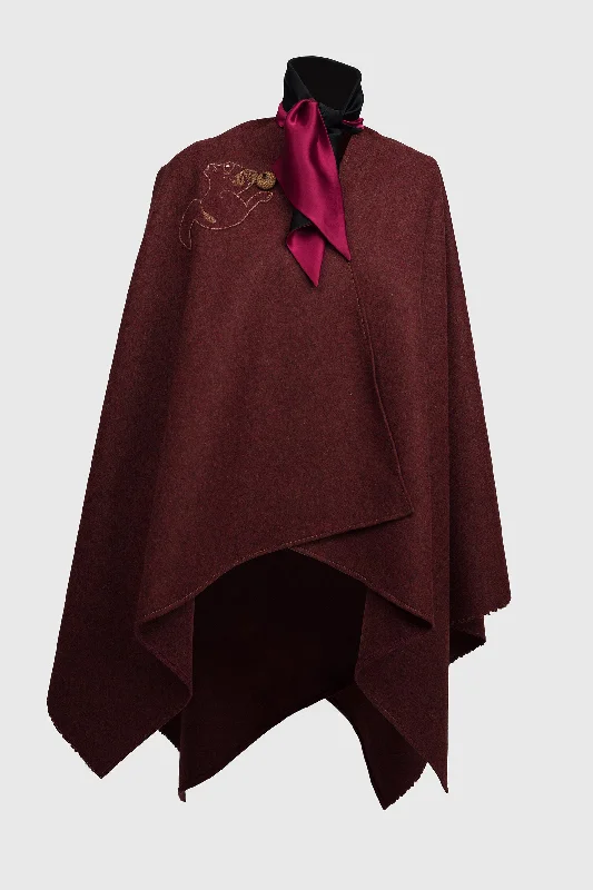 Dark Red Cape