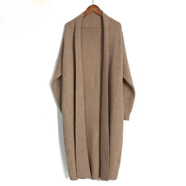 Lux Soft Long Batwing Cardigan