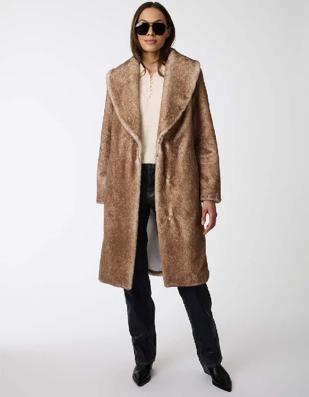 Luxe Plush Faux Fur Coat