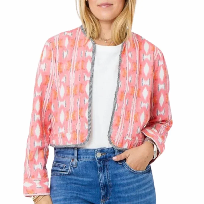 Morgan Ikat Beau-Lero Jacket In Multi