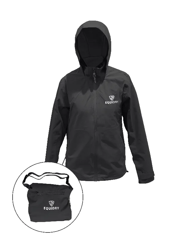 EQUIDRY | Nimbus Pack Away Jacket | Women's | Black