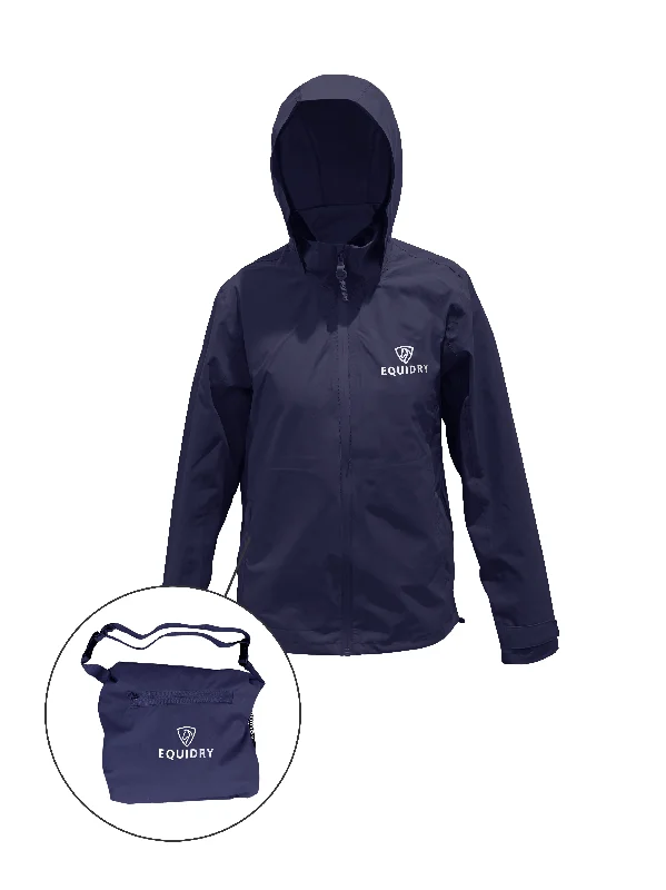 EQUIDRY | Nimbus Pack Away Jacket | Women's | Navy