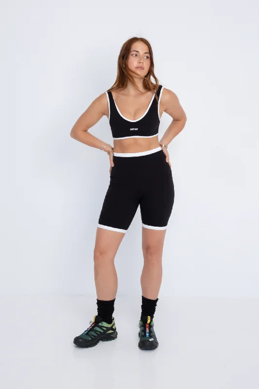 Alpine Pocket Biker Shorts - Contrast