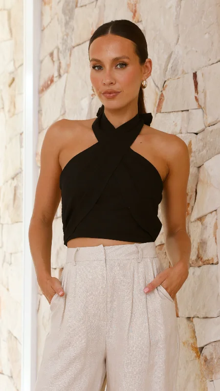 Jasmine Crop - Black