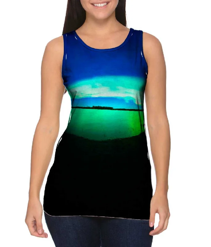 Aurora Borealis Sky Blue