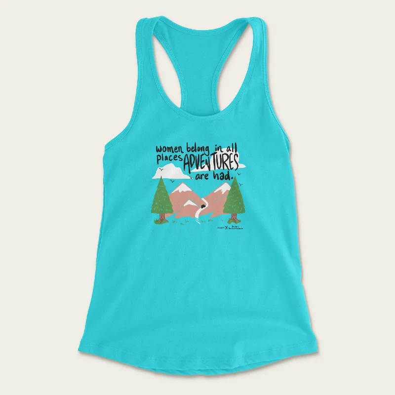 Women Belong - Rugged Outdoorswoman X Illumine Ladies Tank - Teal